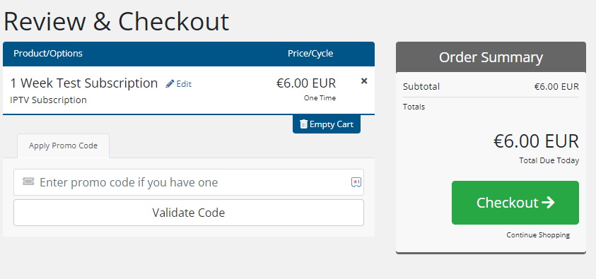  Great IPTV promo code