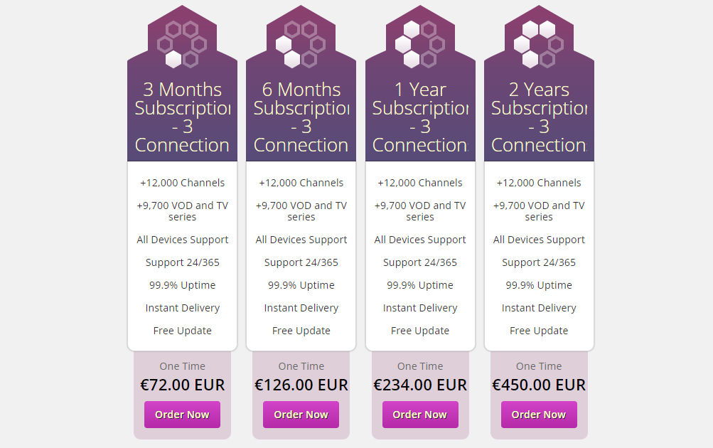 Great IPTV- 3 Connections
